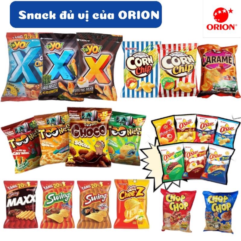 Bim bim Orion đủ vị 36g