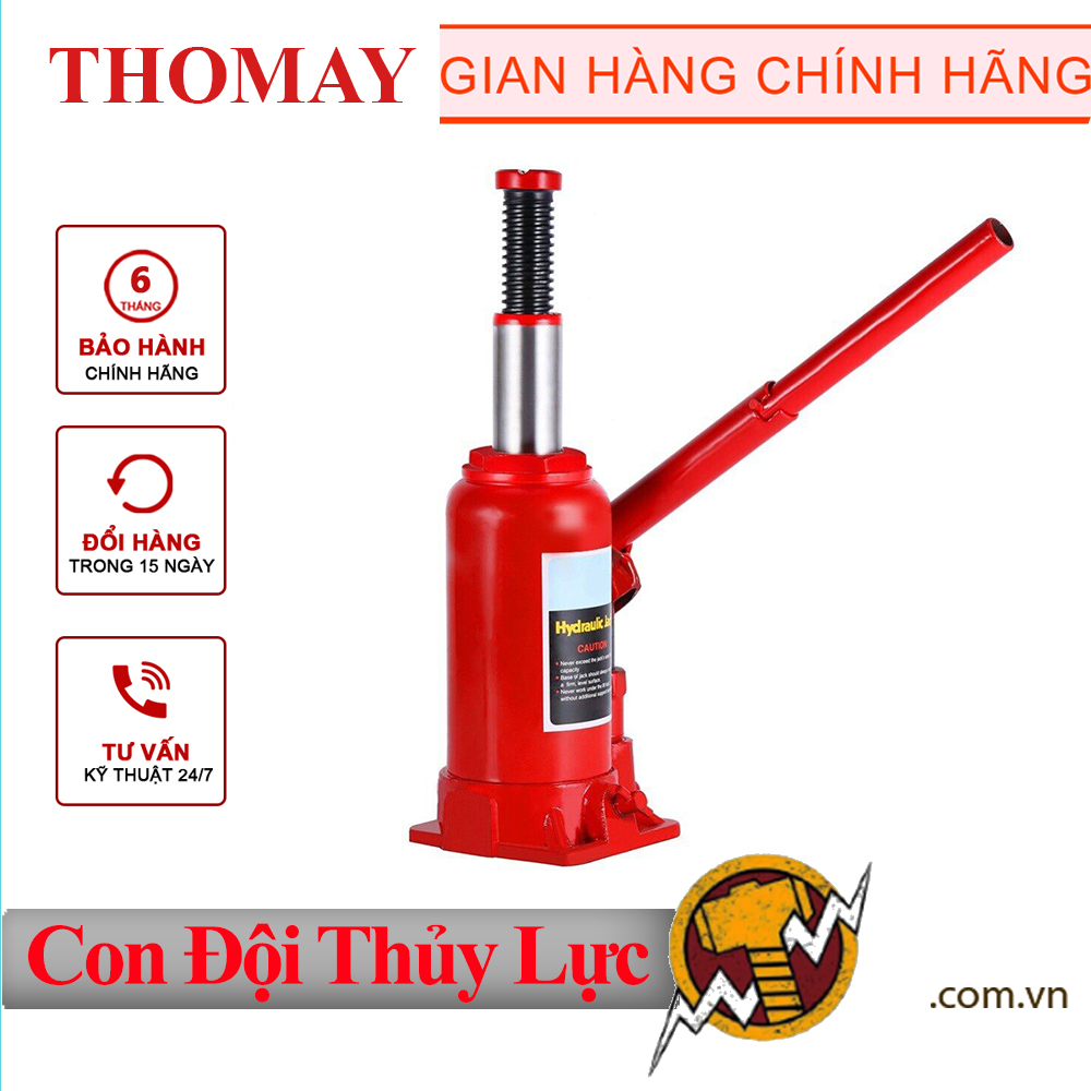Kích thủy lực - con đội thủy lực 2 tấn 4 tấn 6 tấn 8 tấn 12 tấn, kích nâng hạ ô tô - hàng chính hãng