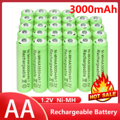 Brand New Rechargeable Batteries for Flashlight - High Quality