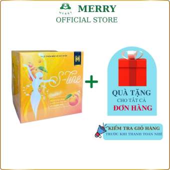 Trà Đào Giảm Cân SLINE TEA Chính Hãng MERRY STORE Giúp Giảm Cân An Toàn,Hiệu Quả Hộp 15 Gói Sử Dụng 15 Ngày