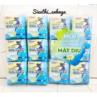 Băng Vệ Sinh Diana Séni Cool Fresh Mát Dịu Bịch 6 Gói (23cm)
