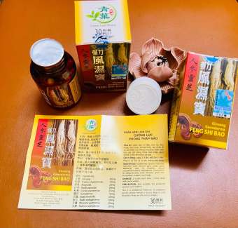 Nhân Sâm Linh Chi Cường Lực Phong Thấp Bảo 30 viên