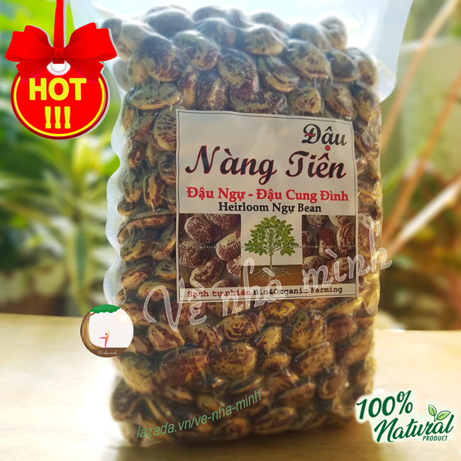 (Tạm hết)  ĐẬU NGỰ THUẦN CHỦNG HỮU CƠ TỰ NHIÊN 100% 300g-500g ( Hạt đỗ ngự Cát Phù Sa ) dùng nấu chè, nấu sữa, rang bột ...