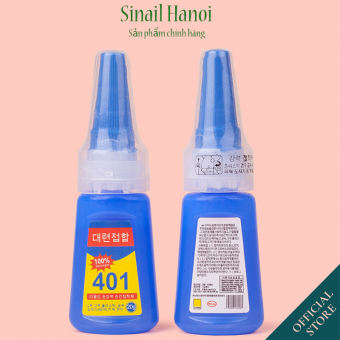 Keo 401 dán móng nail (20g) - Keo dán đa năng Hàn Quốc loại tốt chuyên dụng cho dân làm móng