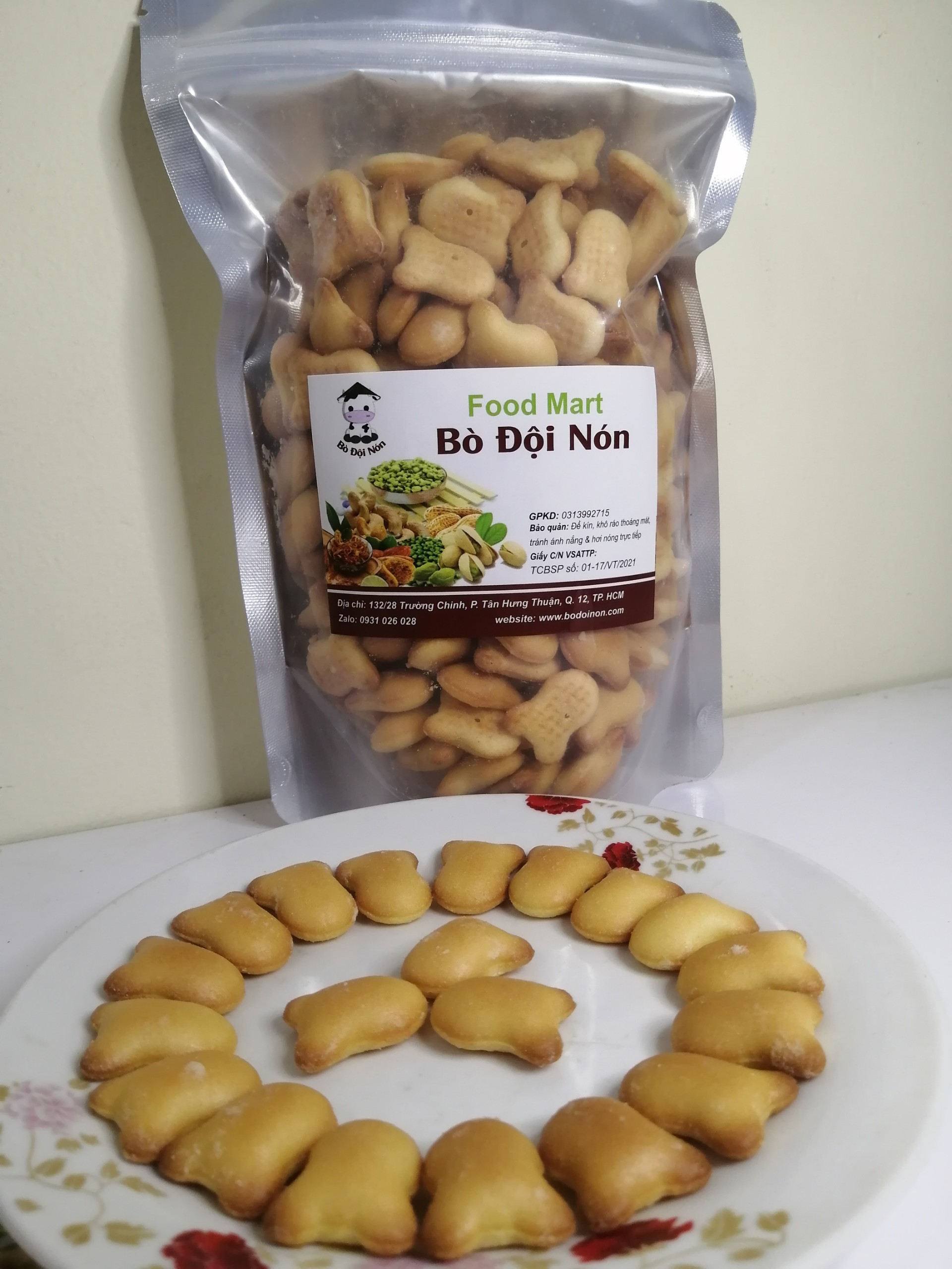 1 Kg Bánh Gấu Nhân Kem Thiên Hồng