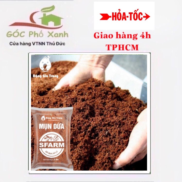 GIÁ THỂ MỤN DỪA ĐÃ QUA XỬ LÝ SFARM