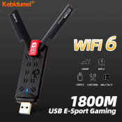 Kebidumei Wi-Fi 6 Adapter - High-Speed Wireless Dongle