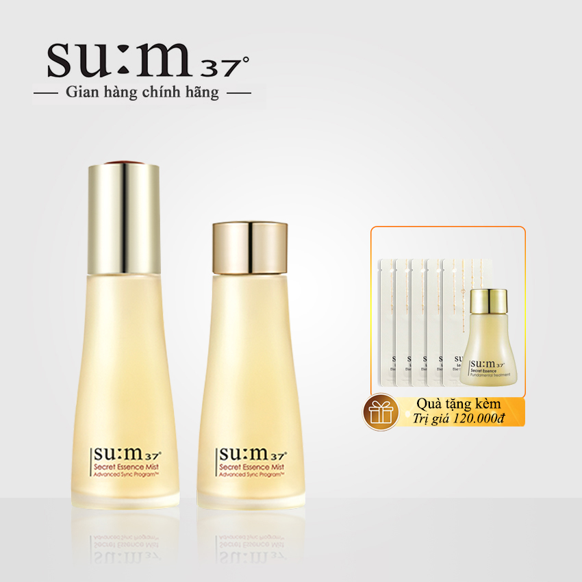 Xịt khoáng nước thần su:m 37 secret essence mist 60ml x 2 - xịt khoáng su:m37; xịt khoáng sum