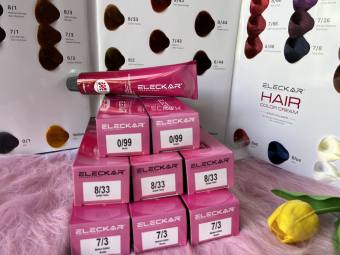 Thuốc nhuộm tóc ELECKAR 100ml, lên màu nhanh, mùi dễ chịu, bền màu - (KHÔNG KÈM OXY TRỢ NHUỘM)