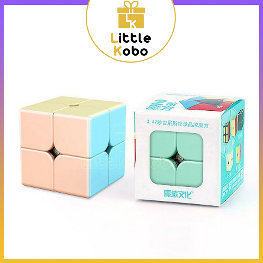 Rubik MoYu MeiLong Macaron 2x2 Stickerless Rubic Biến Thể 2 Tầng 2x2x2 Đồ
