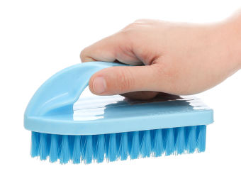 Bàn chải nhựa chà sàn và giặt đồ có tay cầm cao cấp