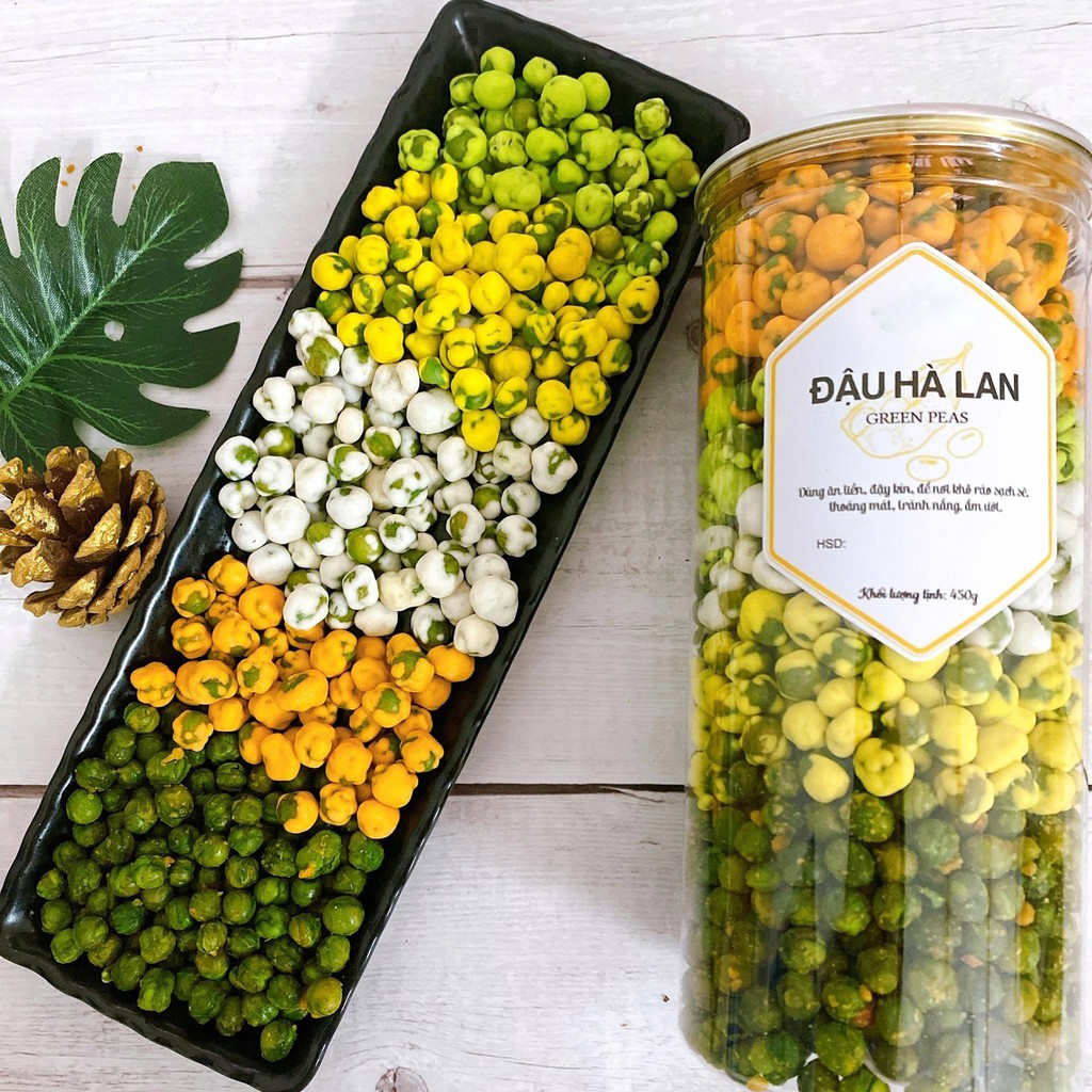 Đậu phộng da cá mix vị 17 vị 500g - đậu phông giòn giòn thơm ngon