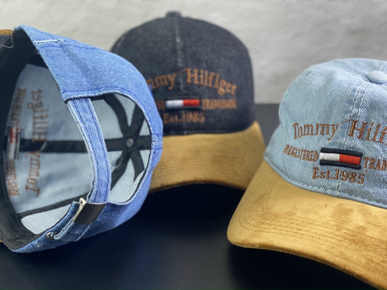 NÓN JEAN PHỐI MÀU CỰC ĐẸP - MŨ KẾT JEAN RÁCH