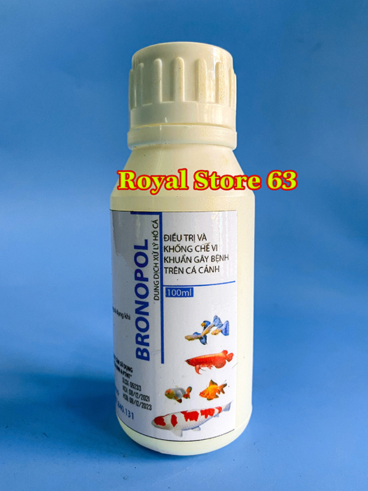 Bronopol ngăn ngừa vi khuẩn gây hại cho cá 100ml
