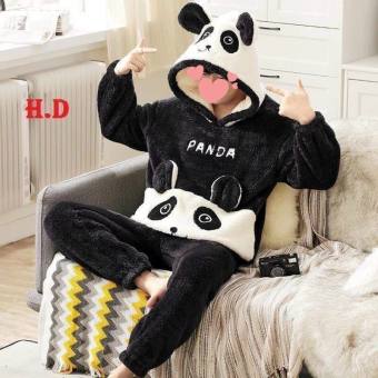Bộ Lông PanDa Gấu Trúc Lông Mền Mịn Siêu Ấm Áp, Bộ Đồ Mặc Nhà Nam Nữ Hàng Cao Cấp, bộ đồ lông mặc nhà, bộ ngủ lông cừu, bộ tai gấu, đồ bộ lông nữ, bộ lông tai thỏ, đồ nỉ lông, bộ ngủ lông, bộ giữ nhiệt