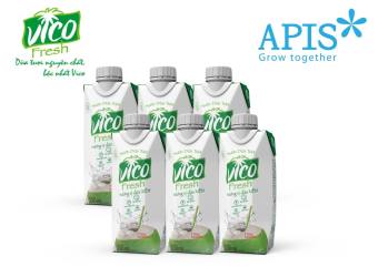 6 HỘP NƯỚC DỪA XIÊM VICO FRESH 330ML