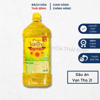 Dầu ăn dinh dưỡng Vạn Thọ tường an can lớn 2 lít