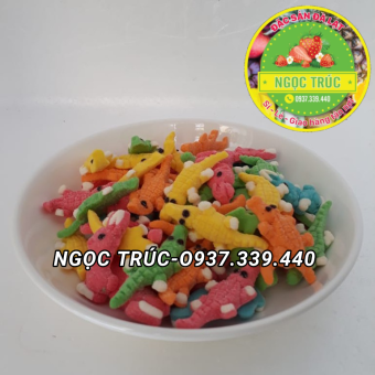 KẸO DẺO TRÁI CÂY HÌNH THÚ -TÚI ZIP 200G