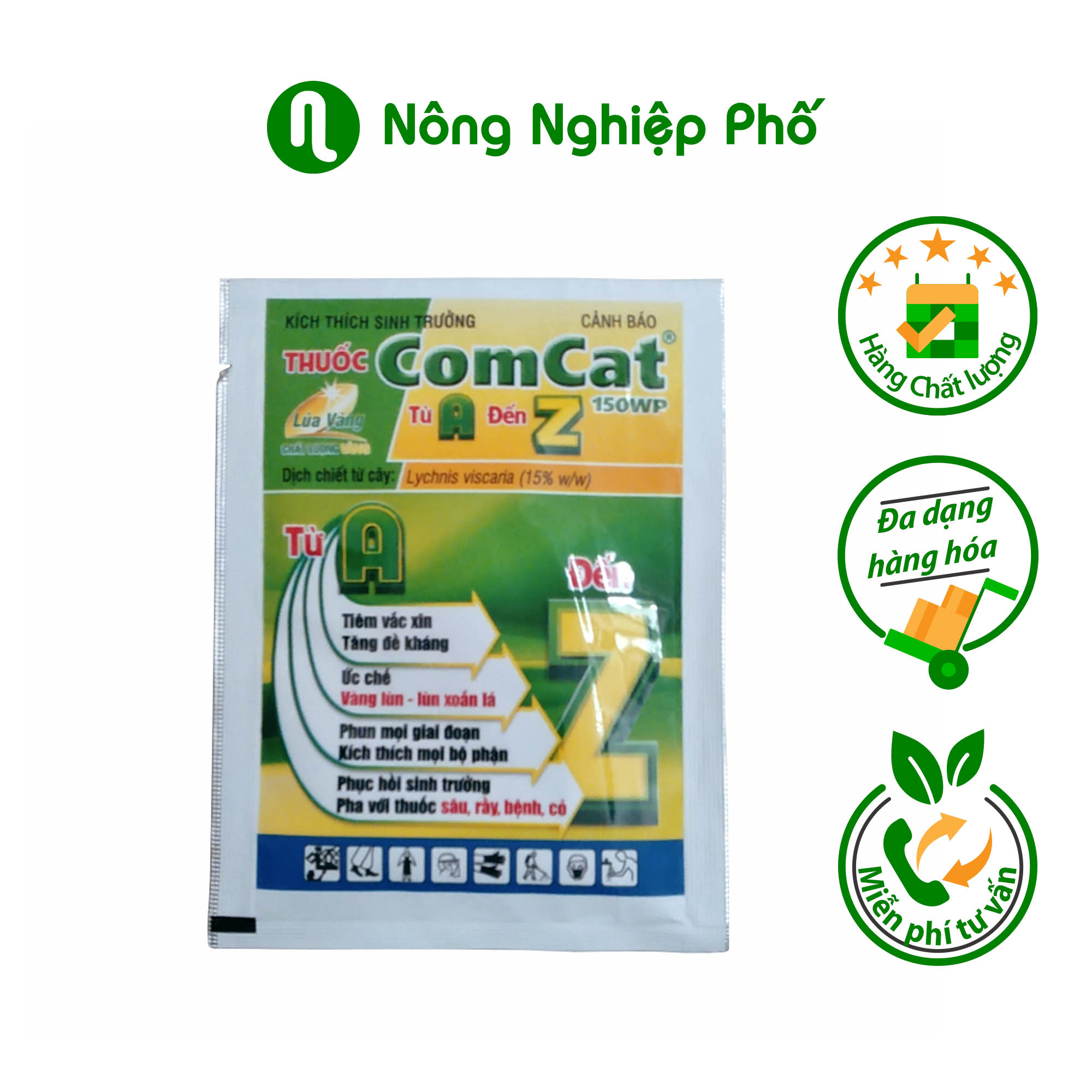 Kích thích sinh trưởng Comcat 150WP - Gói 7.5 gram - Nông Nghiệp Phố