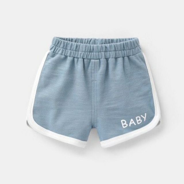 Quần đùi cotton cho bé trai/gái 7-18kg, chất mềm mại, co giãn, thoáng mát, thấm hút tốt