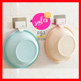 Móc treo thau rổ chậu dán tường