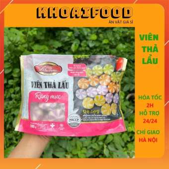 Viên thả lẩu vị trứng cá Lacusina, cá viên chiên thả lẩu ( túi tách lẻ 200gr)