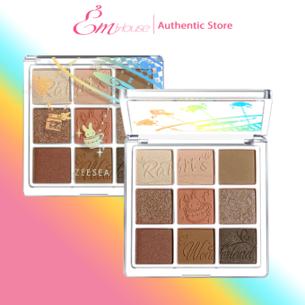 ZEESEA Bảng Phấn Mắt 9 Ô Nine Color Stunning Crystal Eyeshadow Palette Caramel Chestnut