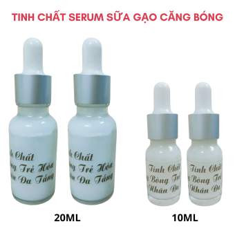 Căng bóng sữa gạo tinh chất cấp ẩm mượt ngừa thâm nám, trắng da cao cấp vượt trội 20ml Dưỡng Trắng Căng Bóng Da