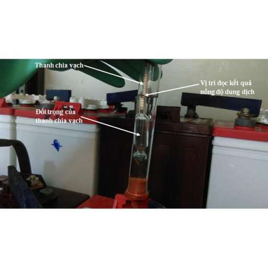 _☑  TỶ TRỌNG KẾ ĐO NỒNG ĐỘ AXIT TRONG BÌNH ACQUY