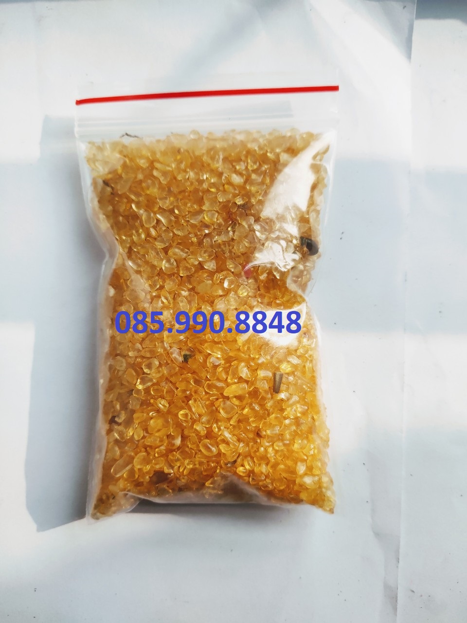 Túi đá thạch anh vụn 100gr, Đá thanh tẩy thạch anh nhiều màu sắc - Thanh tẩy, trang trí, phong thuỷ