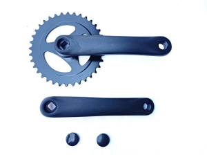 ภาพหน้าปกสินค้าขาจานใบเดียว 36t กระโหลกเหลี่ยม(ไม่มีกระโหลกแถมมาให้) SINGLE SPEED CRANKSET ซึ่งคุณอาจชอบราคาและรีวิวของสินค้านี้