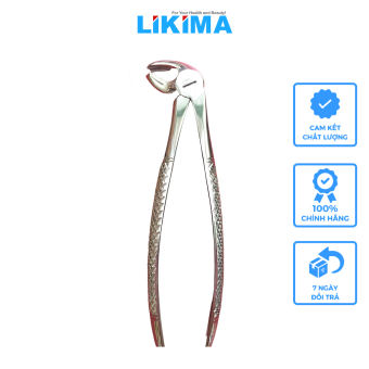 Kìm nhổ răng R6,7,8 hàm dưới loại nhỏ (kìm mỏ chim có mấu) trẻ em – 1141 Likima