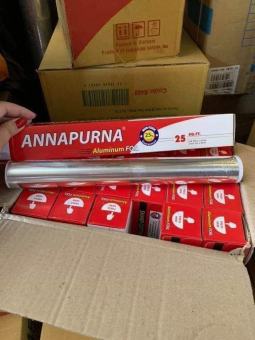 Cuộn Giấy Bạc Dùng Để Nướng Thịt, Tôm, Cá...(kích thước 30cm x5m), Cuộn Giấy Bạc Nướng Thực Phẩm Osaka Sk12 30cm X 5m