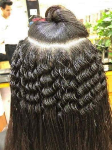 Thuốc duỗi thẳng tóc dập xù, tóc xoăn