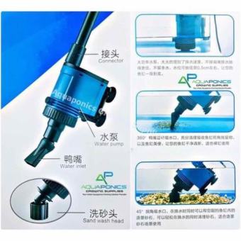 Máy Vệ Sinh Hút Cặn Hồ Cá Điện Tích Hợp Đầu Bơm Sobo BO 028 Dụng Cụ Hút Đáy Bể Kính Hồ Cá Thuỷ Sinh - Máy bơm chìm Sobo