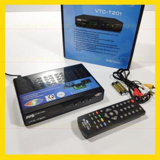 Đầu thu kĩ thuật số mặt đất DVB T2 VTC T201 - BH 12 tháng