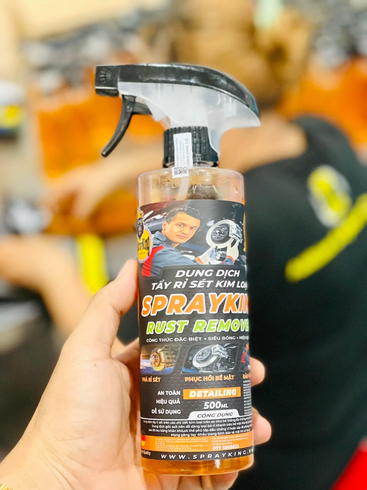 Chai xịt 500ml Tẩy Rỉ Sét Kim Loại_Sprayking Rust Remover