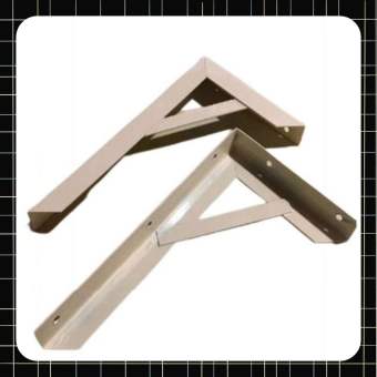 Bộ 2 chiếc eke, Giá đỡ chữ L bắt kệ hàng dầy, chắc chắn siêu đẹp. Tặng kèm tắc kê vít