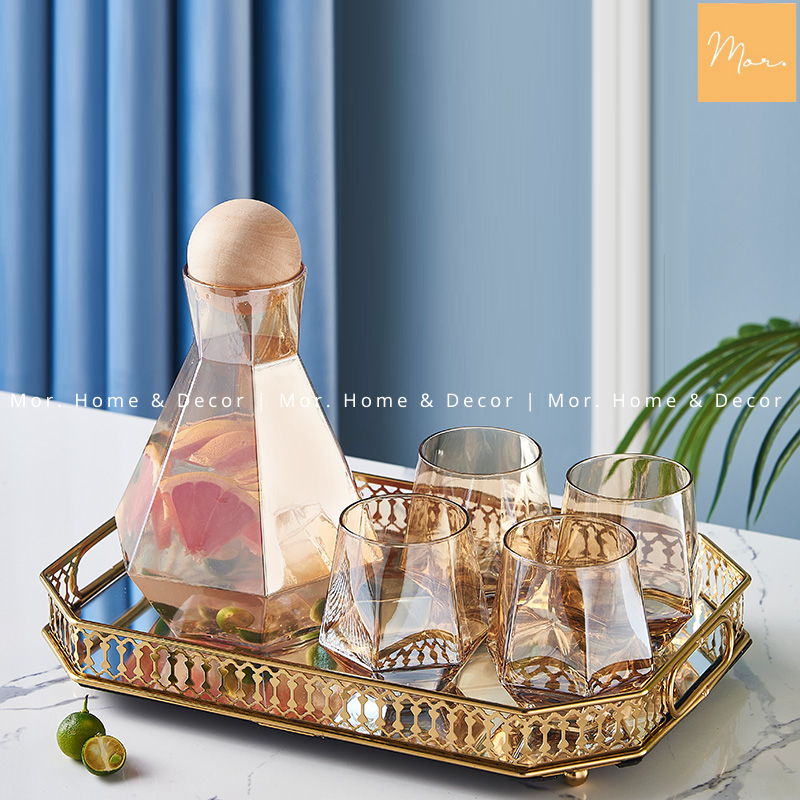 Bộ bình nước thủy tinh chịu nhiệt - 1.3L