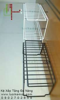 Kệ xếp tầng đa năng có 3 màu trắng đen hồng