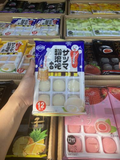 BÁNH MOCHI KEM LẠNH NHẬT BẢN túi 180g 12 bánh [DATE 3/2022]