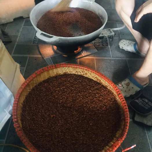 Bột gạo lứt mè đen giảm cân, lợi sữa sau sinh rang thơm cực mịn (500gram-1kg)