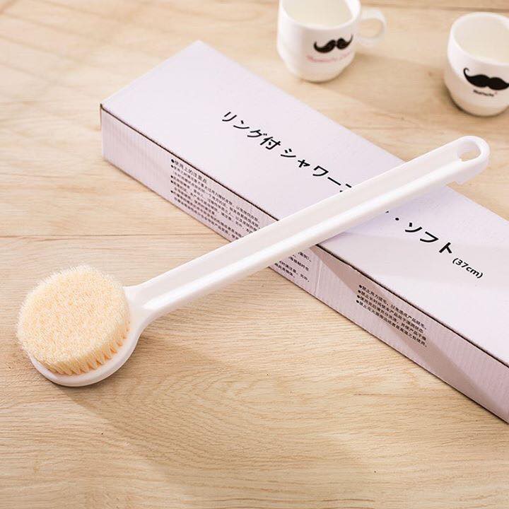 Cây bàn chải cọ lưng chà lưng Nhật Bản có hộp
