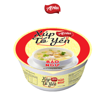 Xúp Tổ yến Bào ngư Aloha - Ăn liền – Tô 55gr - Thùng 24 hộp