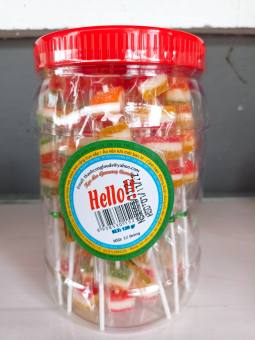 Kẹo dẻo xiên que hương trái cây