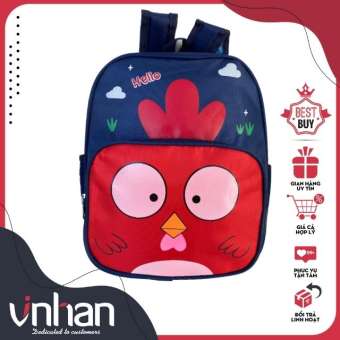 Balo học sinh trẻ em đi học mầm non mẫu giao hình gà con, balo cho bé trai bé gái, balo giá rẻ cho bé Vinhan BL04