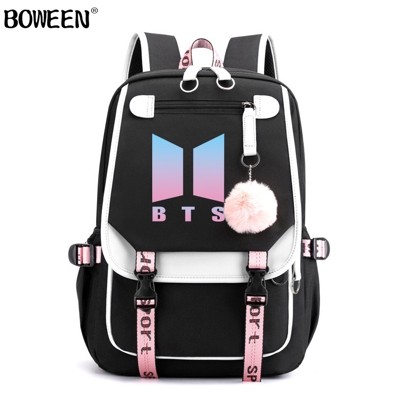 Sabina BTS Bag For Girls New Latest Stylish Backpacks &Wonderful Bag 22 L  Backpack Pink - Price in India