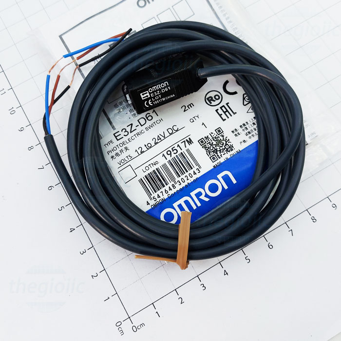 [HCM]Cảm Biến Quang Omron E3Z-D61 12VDC-24VDC - E3Z-D61, Cảm Biến Quang E3Z-D61 12-24VDC NPN