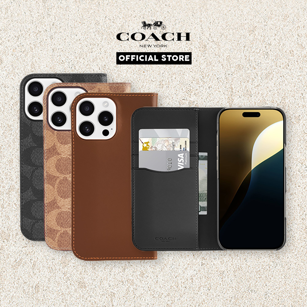 Coach Iphone 16 Pro Max Case - Magnetic Lens Ring & Shockproof