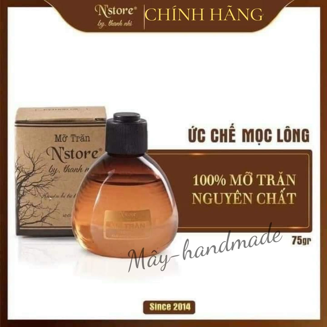 Mỡ trăn nguyên chất Nstore by Thanh Nhi Mỡ trăn triệt lông 75g